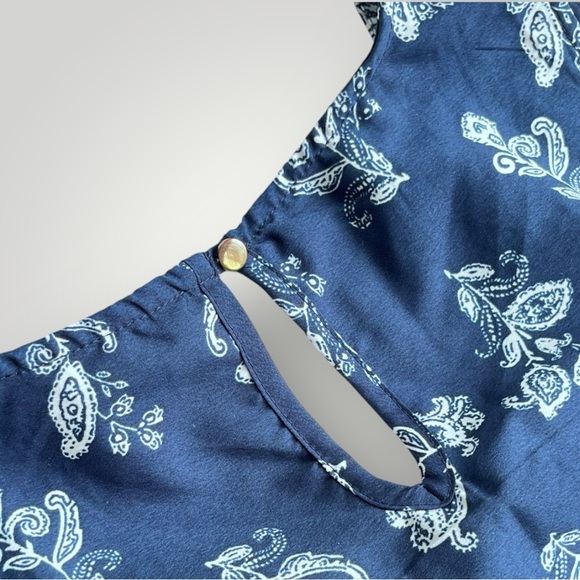 Indulge Blue Paisley Dress - Picture 6 of 16
